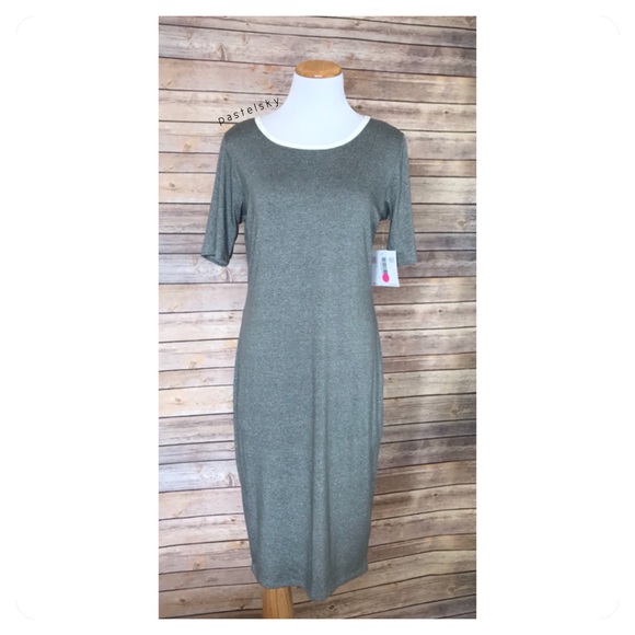 LuLaRoe Dresses & Skirts - 🆕LULAROE julia ringer heathered gray dress